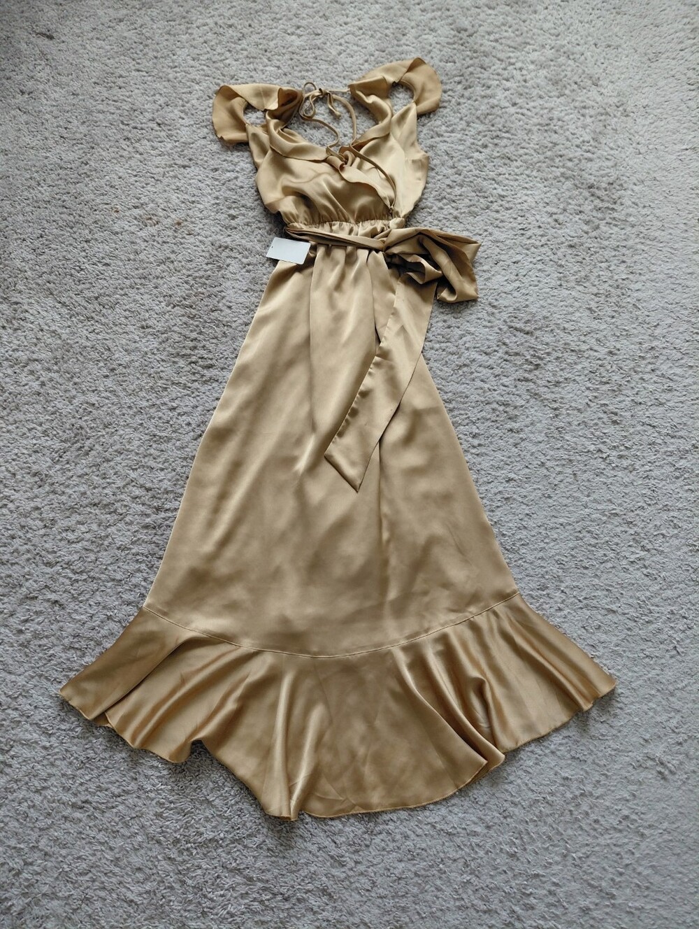 Show Me Your MuMu Copper Asymmetrical Dress - Picture 3 of 11
